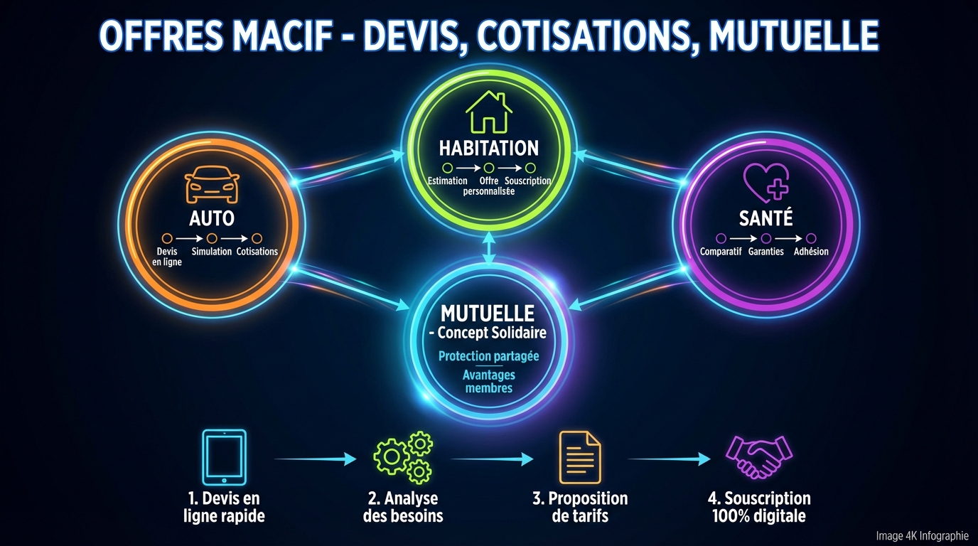 découvrez toutes les informations essentielles sur les offres et services de la macif, votre partenaire d'assurance et de protection au quotidien.