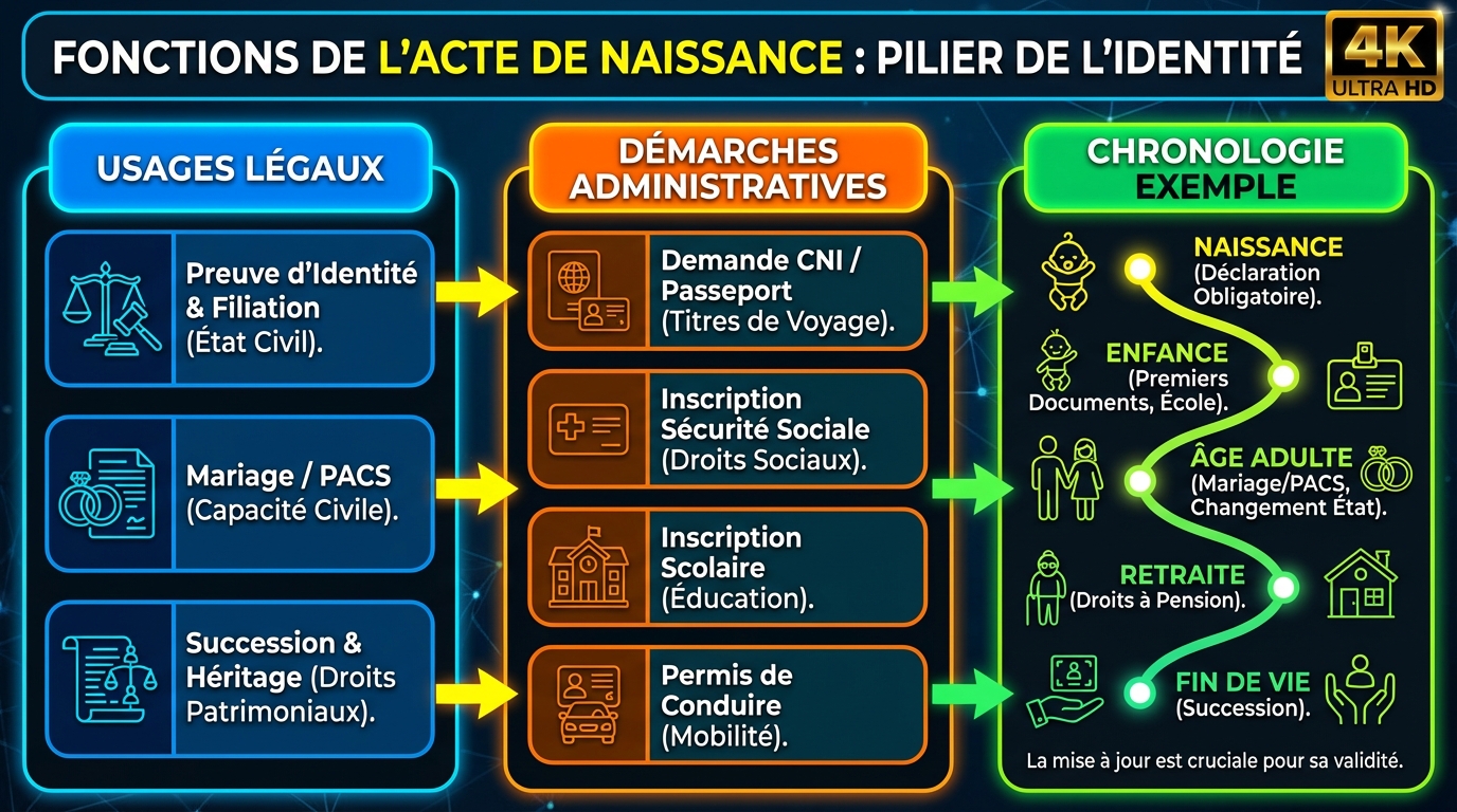 découvrez tout sur l'acte de naissance, son rôle essentiel dans l'identité juridique et les démarches administratives importantes.