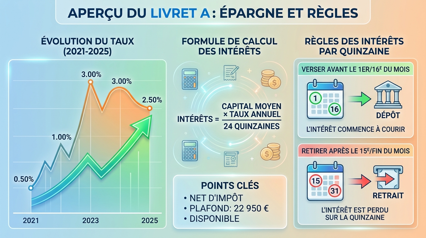 découvrez tout ce qu'il faut savoir sur le taux du livret a, son évolution au fil du temps et comment il impacte vos économies.