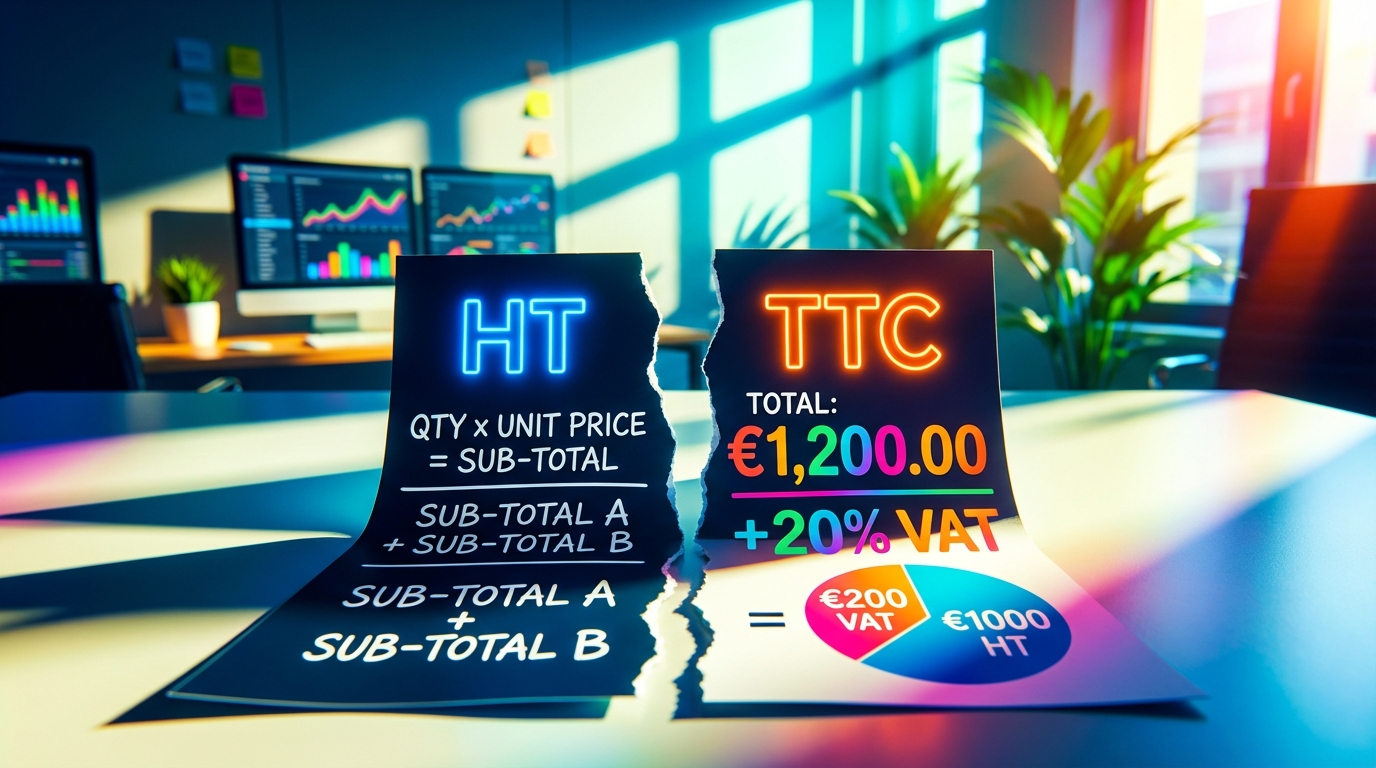 découvrez comment différencier le ht et le ttc pour mieux gérer et maîtriser vos factures au quotidien.