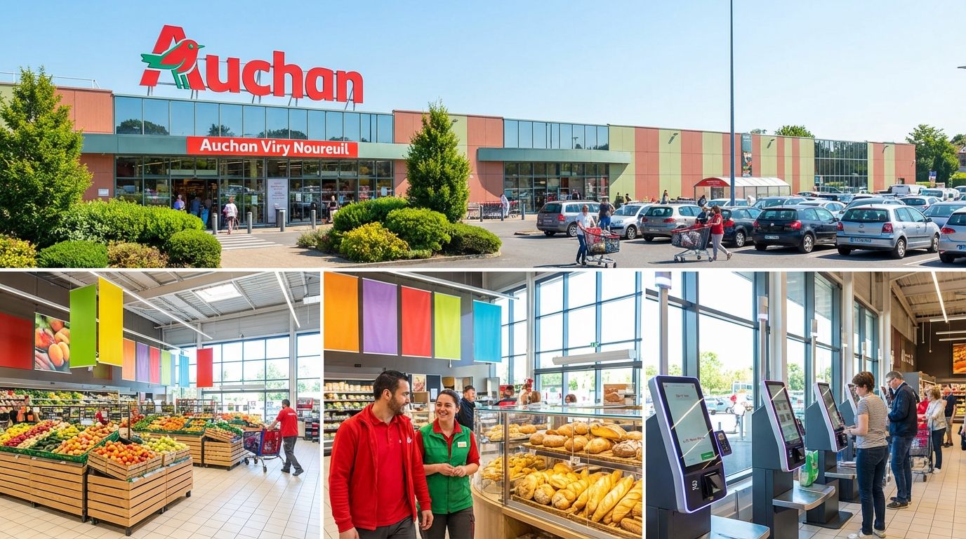 explorez les services et offres disponibles au auchan viry-noureuil pour une expérience de shopping pratique et avantageuse.