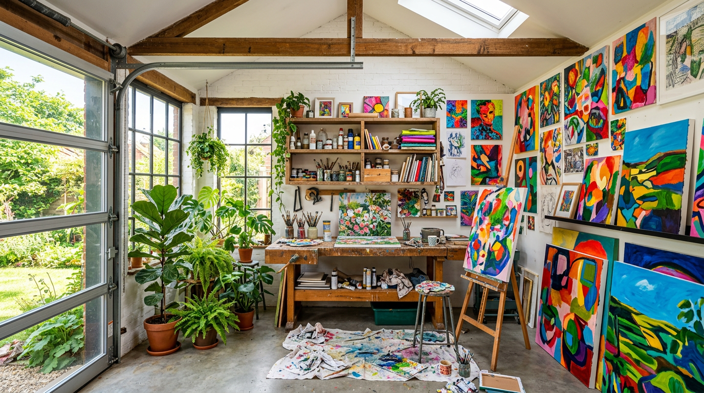 découvrez nos conseils pratiques pour aménager un atelier d'artiste à la fois fonctionnel et inspirant, alliant organisation, confort et créativité.