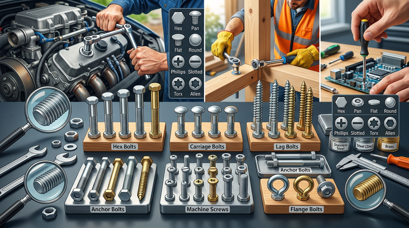 découvrez tout ce qu'il faut savoir sur le boulon : ses caractéristiques principales, les différents types existants et leurs usages dans divers domaines.